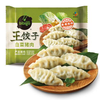 必品阁 白菜猪肉王饺子840g 约24只