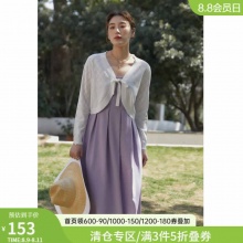 独束 蝴蝶结打褶吊带裙