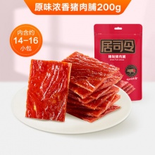 来伊份 居司令4号精制猪肉脯200g