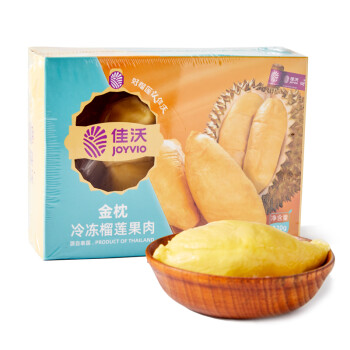 佳沃 泰国冷冻金枕头榴莲肉 220g/盒