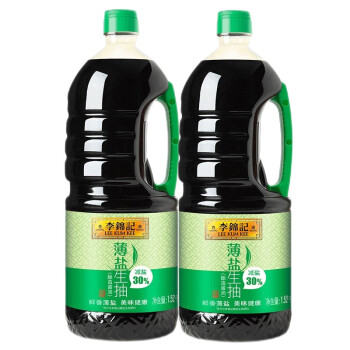 李锦记 薄盐生抽1.52kg*2瓶