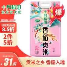 十月稻田 香稻贡米 东北大米 5kg