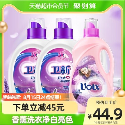 卫新 洗衣液柔顺剂6kg套装