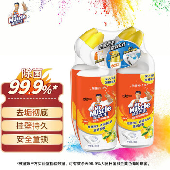 威猛先生 洁厕液 750g*4瓶 柠檬香