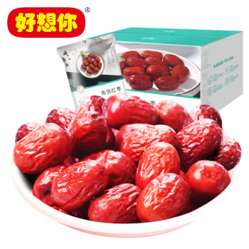 好想你 树上粮仓 免洗胡杨枣灰枣1000g/箱