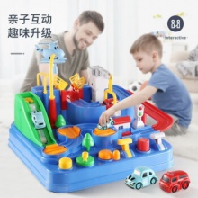 JLT 汽车闯关大冒险轨道车玩具