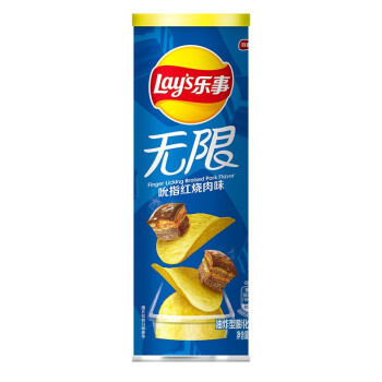 乐事 无限薯片吮指红烧肉味104g