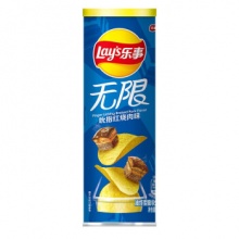 乐事 无限薯片吮指红烧肉味104g