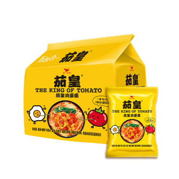 统一 茄皇 新疆番茄鸡蛋面 116克 5袋