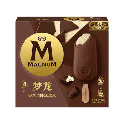 梦龙 香草口味冰淇淋64g*4支