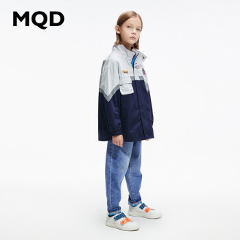MQD 工装韩版防风立领风衣外套