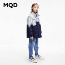 MQD 工装韩版防风立领风衣外套