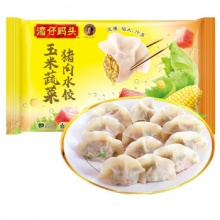湾仔码头 玉米蔬菜猪肉水饺 1320g