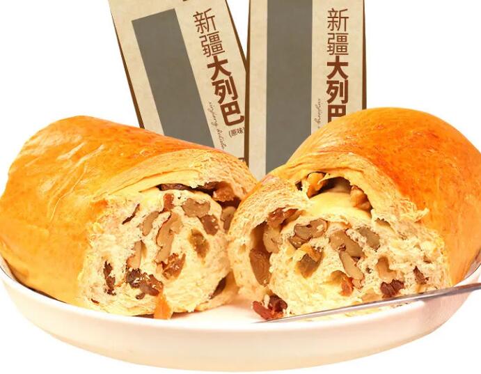 【23.67】西域美农 新疆果仁大列巴400g*2袋 