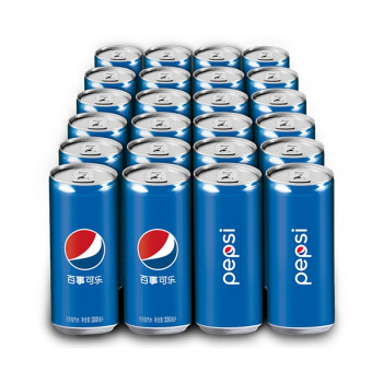百事可乐 碳酸汽水饮料330ml*24听