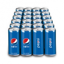 百事可乐 碳酸汽水饮料330ml*24听