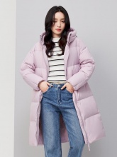 雪中飞 女士中长款羽绒服