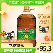 鲁花 低芥酸浓香菜籽油6.08L