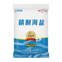 明华 盐 精制海盐320g