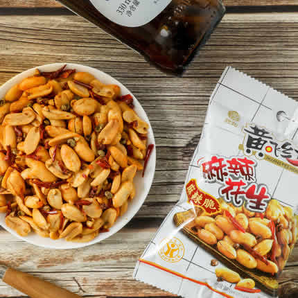黄飞红 麻辣花生米116g*3袋