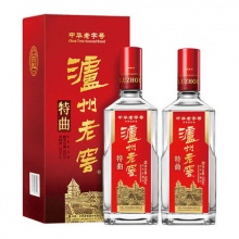 泸州老窖 特曲 52度浓香型白酒500mL*2瓶