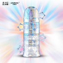 乐唯诗 中国航天联名版 十二天宫星空玻璃杯 4个装（极光炫彩）