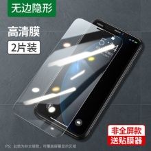 绿联iPhone高清钢化膜2片