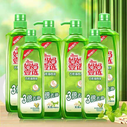 妈妈壹选 洗洁精套装 1kg*4瓶+500g*2瓶