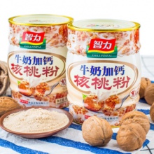 智力 牛奶加钙核桃粉404g*2罐