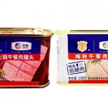 中粮梅林美味午餐肉罐头198g+午餐肉198g