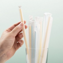 茶花 独立包装可弯吸管 100支