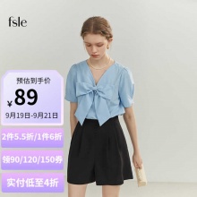 范思蓝恩 女蝴蝶结衬衫