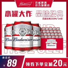 百威啤酒迷你255ml*24