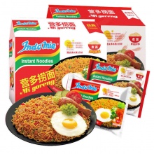  营多 印尼进口原味/牛肉味捞面10包