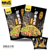 甘源牌 烤肉味虾条豆果100g