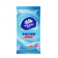 维达 去菌杀菌湿巾纸单片装100片