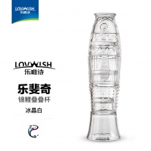 乐唯诗 锦鲤叠叠水杯4只