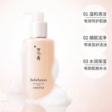 雪花秀 顺行柔和洁颜泡沫200ml