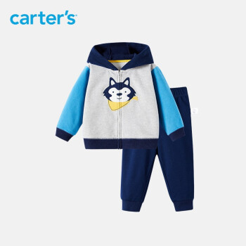 carters 儿童连帽外套长裤两件套