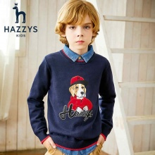 HAZZYS 哈吉斯 儿童针织毛衣
