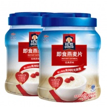 桂格 即食桶装燕麦片1000g*2桶