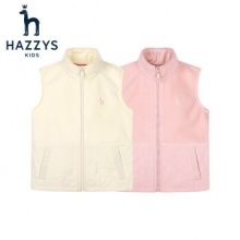 HAZZYS 哈吉斯 女童摇粒绒马甲