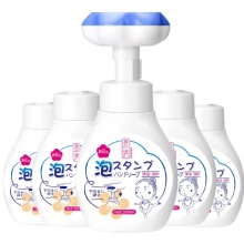 盈满儿童花朵泡泡洗手液300ml*5瓶+1泵头