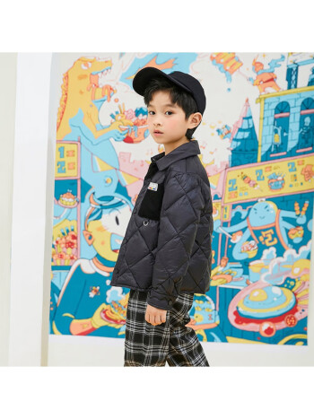 MQD  男童短款羽绒服