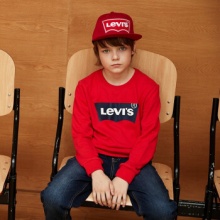 Levi's 李维斯 儿童纯棉圆领卫衣