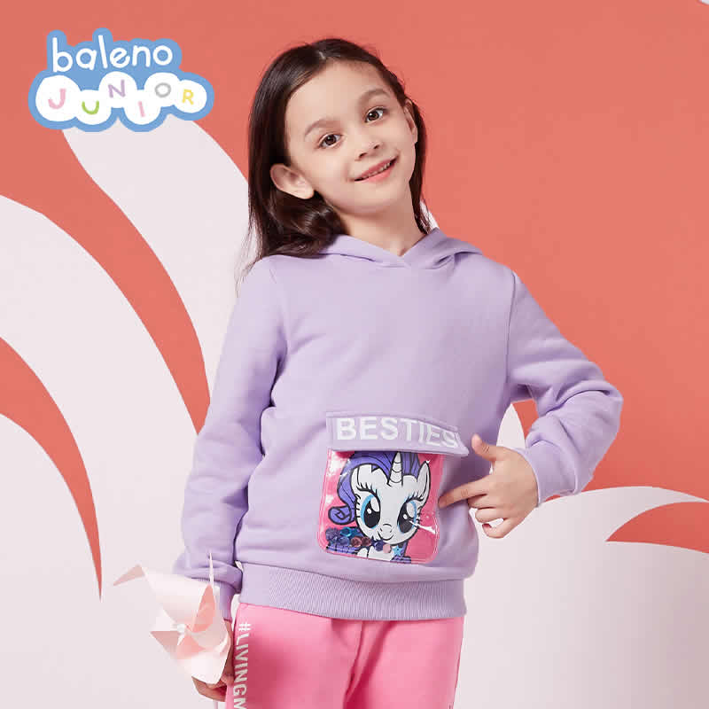 Baleno班尼路 女童长袖卫衣