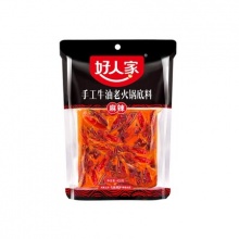 好人家 手工牛油老火锅底料 麻辣味 400g