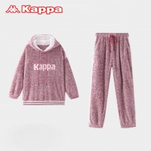 Kappa 双面绒家居服套装