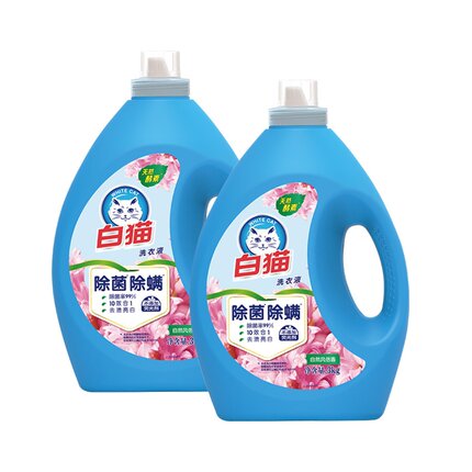 白猫 无磷洗衣液 3kg*2瓶