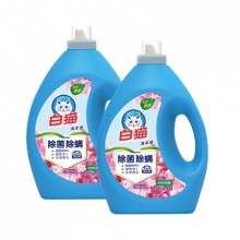白猫 无磷洗衣液 3kg*2瓶
